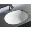 Умывальник овальный встраиваемый под столешницу Element 560x420x195мм, с крепежом и шаблоном для установки