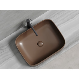 Умывальник чаша накладная прямоугольная (цвет Темно-x