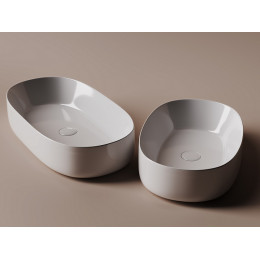 Умывальник чаша накладная овальная Element 675x350x140мм