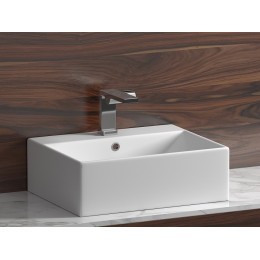 Умывальник чаша накладная прямоугольная Element 500x410x160мм