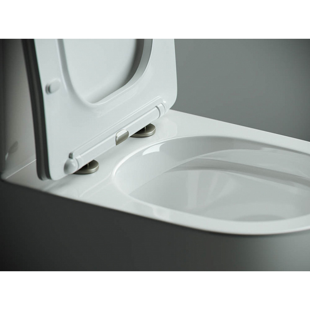 Напольный пристенный унитаз Metropol Rimless