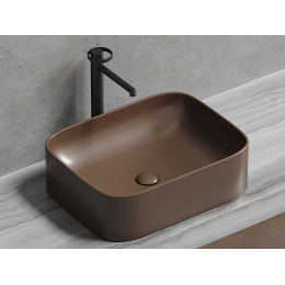 Умывальник чаша накладная прямоугольная (цвет Темно-x