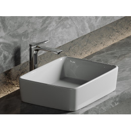 Умывальник чаша накладная прямоугольная Element 480x370x130мм