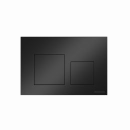 Система инсталляции для унитазов CERAMICANOVA Balance с кнопкой смыва Square, цвет черный матовый, с креплениями, арт. CN121002MB