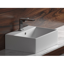 Умывальник чаша накладная прямоугольная Element 500x410x160мм