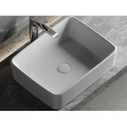 Умывальник чаша накладная прямоугольная Element 480x370x130мм