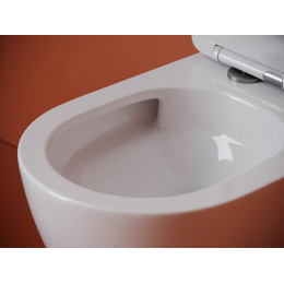 Подвесной унитаз CERAMICANOVA Uno смыв Торнадо 490x360x360 белый