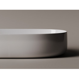 Умывальник чаша накладная овальная Element 675x350x140мм