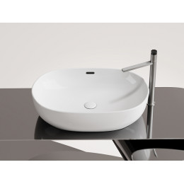 Умывальник чаша накладная овальная со сливом переливом Element 610x420x155мм