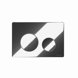 Система инсталляции для унитазов CERAMICANOVA Balance с кнопкой смыва Circle, цвет хром глянцевый, с креплениями, арт. CN121001CH