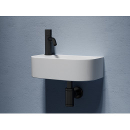 Умывальник подвесной прямоугольный (чаша справа, отверстие под смеситель слева) Element 409x224x110мм