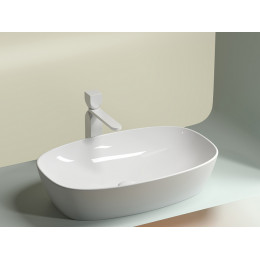 Умывальник чаша накладная овальная Element 600x380x138мм