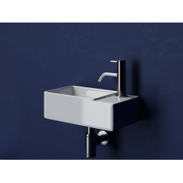 Умывальник подвесной прямоугольный (чаша слева, отверстие под смеситель справа) Element 395x220x125мм