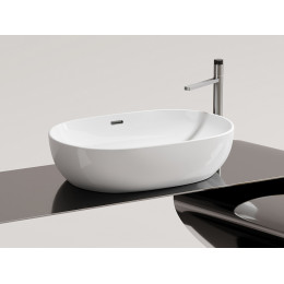 Умывальник чаша накладная овальная со сливом переливом Element 610x420x155мм