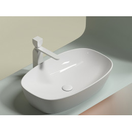 Умывальник чаша накладная овальная Element 600x380x138мм