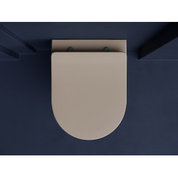 Подвесной унитаз Balearica Rimless (матовый капучино)