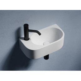 Умывальник подвесной прямоугольный (чаша справа, отверстие под смеситель слева) Element 409x224x110мм