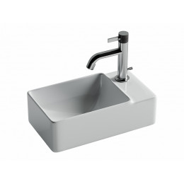 Умывальник подвесной прямоугольный (чаша слева, отверстие под смеситель справа) Element 395x220x125мм