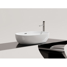 Умывальник чаша накладная овальная со сливом переливом Element 610x420x155мм