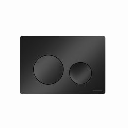 Система инсталляции для унитазов CERAMICANOVA Balance с кнопкой смыва Circle, цвет черный матовый, с креплениями, арт.CN121001MB