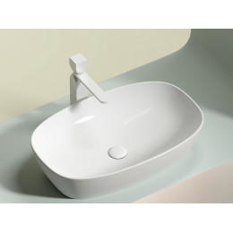Умывальник чаша накладная овальная Element 600x380x138мм