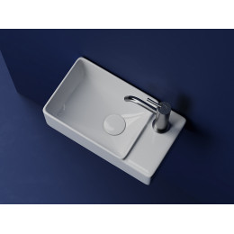 Умывальник подвесной прямоугольный (чаша слева, отверстие под смеситель справа) Element 395x220x125мм