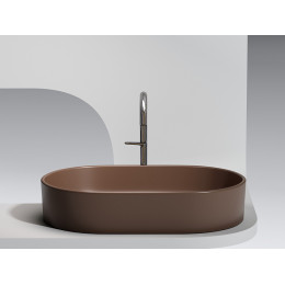 Умывальник чаша накладная овальная (цвет Темно-x