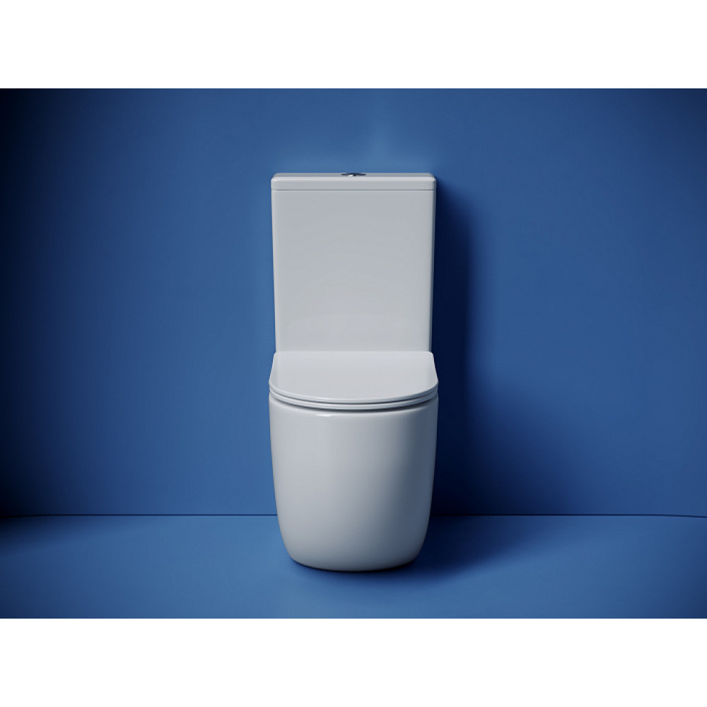 Напольный пристенный унитаз Metropol смыв Торнадо белый CN4001T