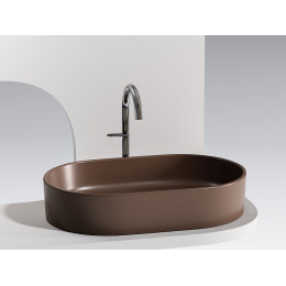 Умывальник чаша накладная овальная (цвет Темно-x