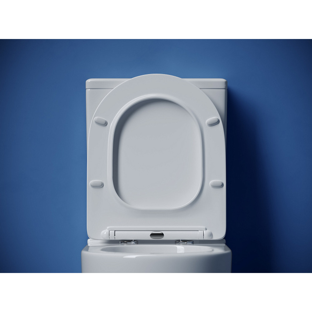 Напольный пристенный унитаз Metropol смыв Торнадо белый CN4001T