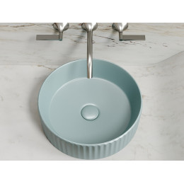 Умывальник чаша накладная круглая (цвет Зеленый Матовый) Element 360x360x115мм