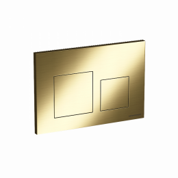 Кнопка смыва Balance, клавиши Square, брашированное золото (CN12-002BG)