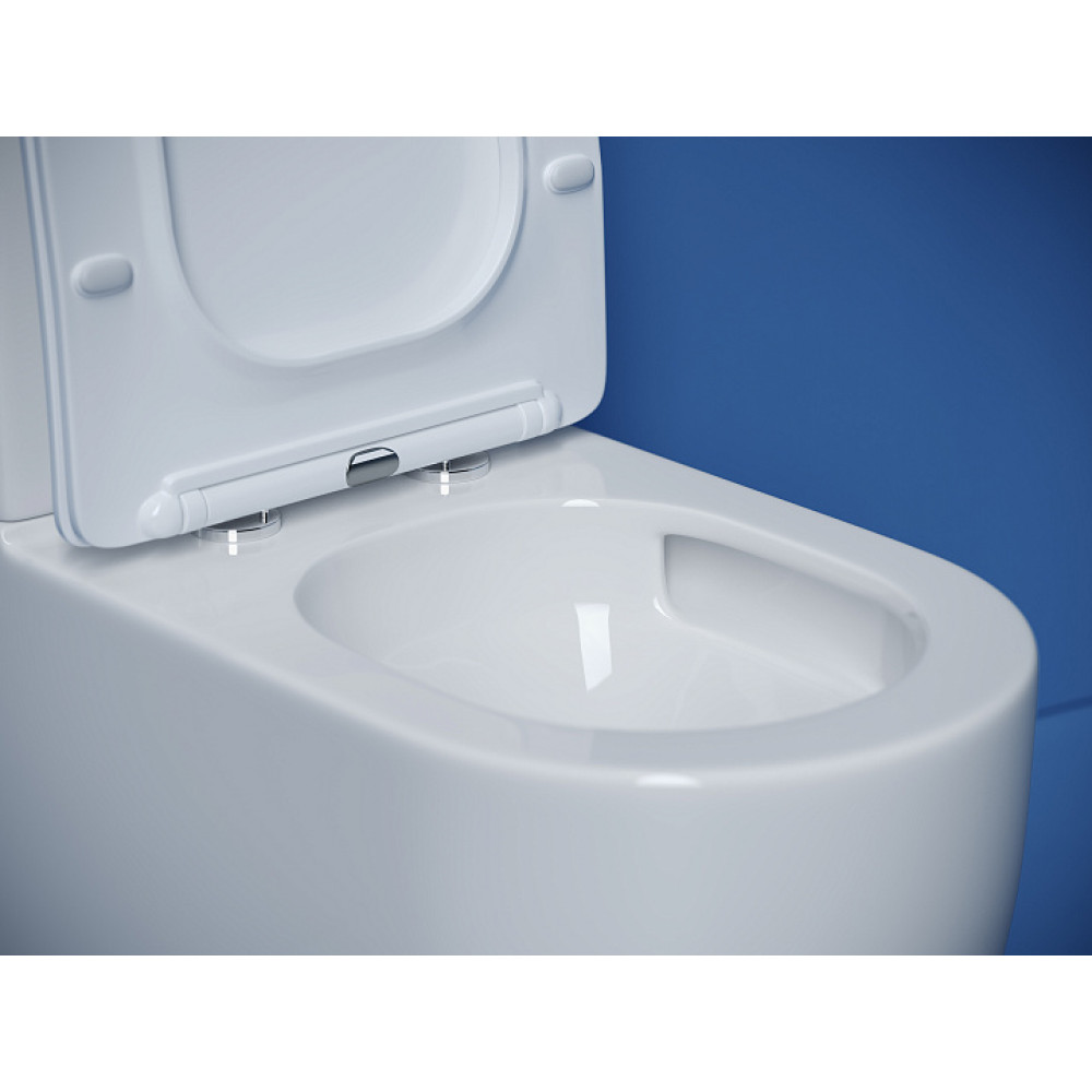 Напольный пристенный унитаз Metropol смыв Торнадо белый CN4001T