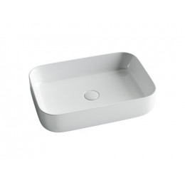 Умывальник чаша накладная прямоугольная Element 600x420x140мм