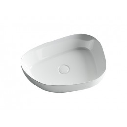Умывальник чаша накладная ассиметричной формы Element 550x400x140мм