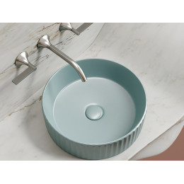 Умывальник чаша накладная круглая (цвет Зеленый Матовый) Element 360x360x115мм