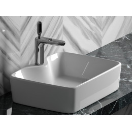 Умывальник чаша накладная прямоугольная Element 480x370x130мм