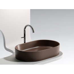 Умывальник чаша накладная овальная (цвет Темно-x