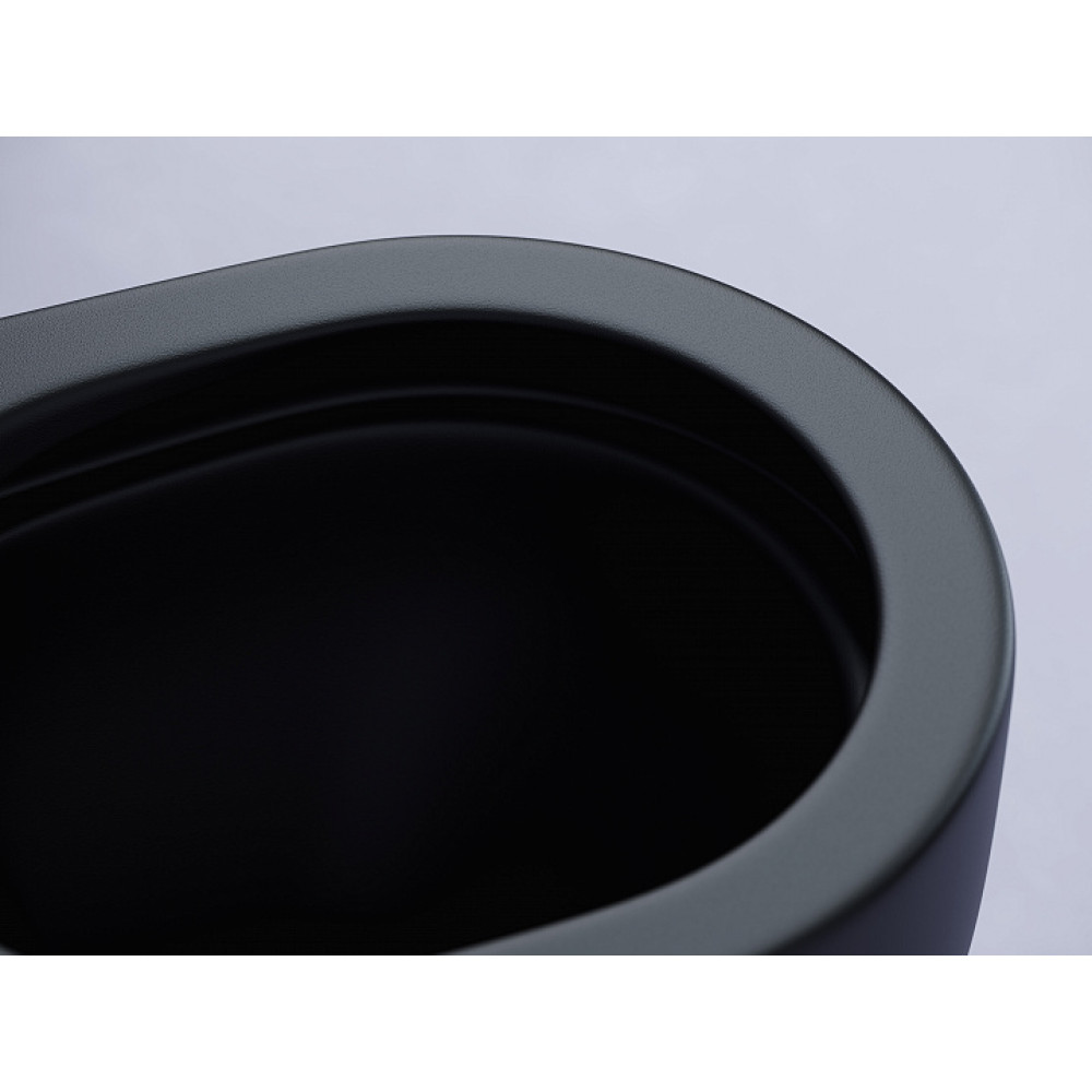 Напольный пристенный унитаз Metropol Rimless