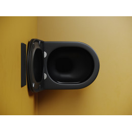 Подвесной унитаз Vogue безободковый, смыв торнадо