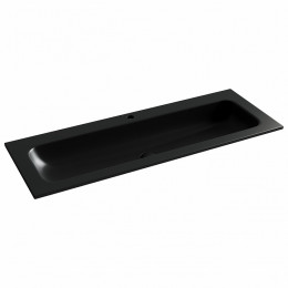 Раковина накладная Grace прямоугольная, c одним отверстием под смеситель 1210x457x137 мм, цвет черный матовый, арт. CN7017MB