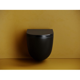 Подвесной унитаз Vogue безободковый, смыв торнадо