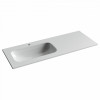 Раковина накладная мебельная CERAMICANOVA Grace прямоугольная 1210x457x137 с чашей слева и отверстием под смеситель цвет белый CN7020