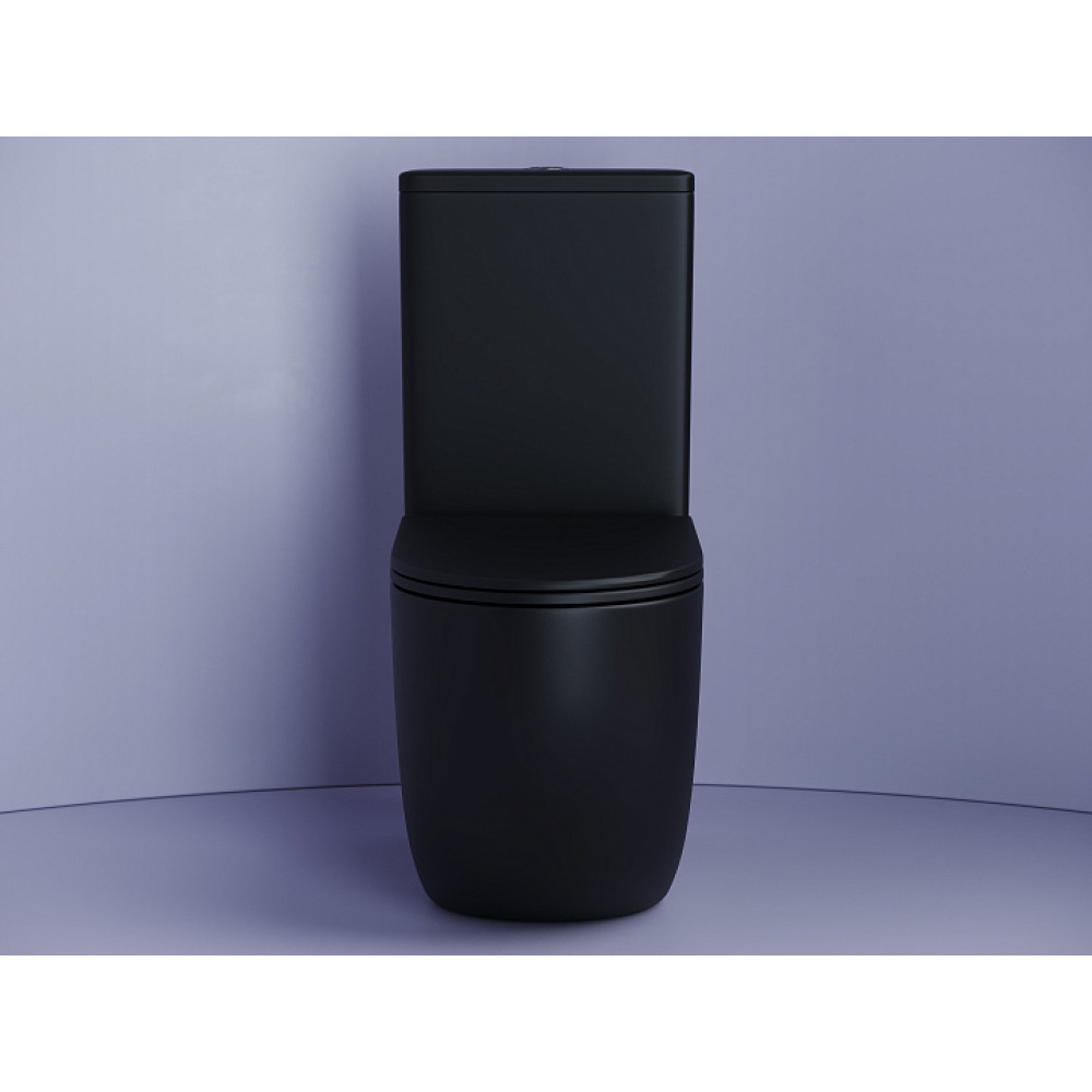 Напольный пристенный унитаз Metropol Rimless