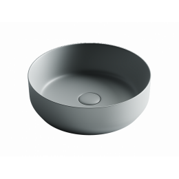 Умывальник чаша накладная круглая (цвет Антрацит Матовый) Element 390x390x120мм