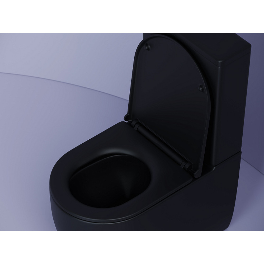 Напольный пристенный унитаз Metropol Rimless