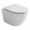 Подвесной унитаз CERAMICANOVA Uno смыв Торнадо 490x360x360 белый