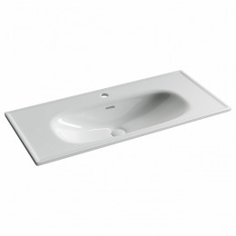 Раковина накладная CERAMICANOVA Sabo с отверстием под смеситель 1000x460x130 белый