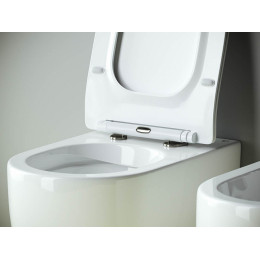 Напольный приставной унитаз Metropol Rimless