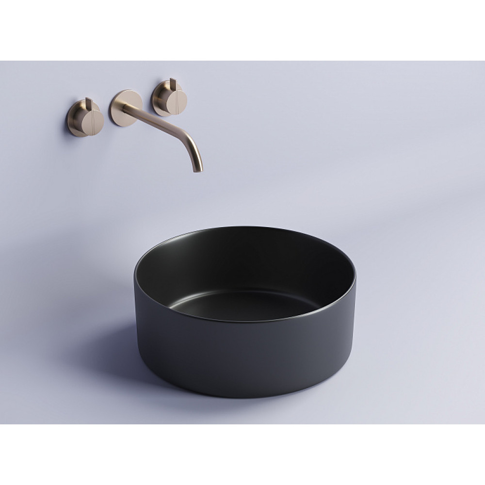 Тумба с раковиной Sancos Stone, 120 см., керамогранит черный, ST120NM